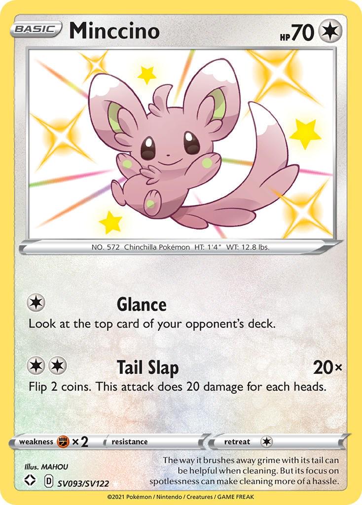 Shining Fates Minccino Pokémon card